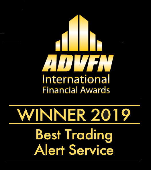 ADVFN Winner 2019 Best Trading Alert Service