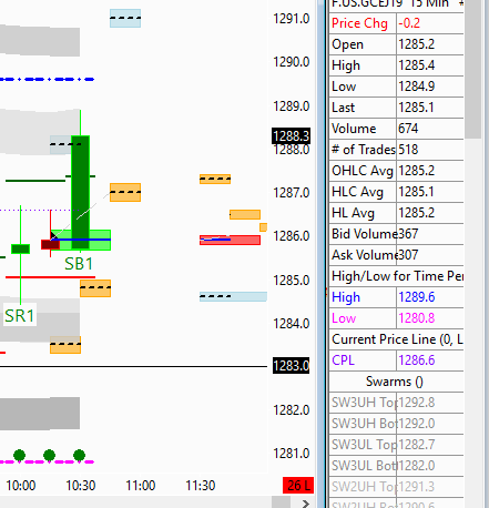Inteligex trading screenshot 21 ticks