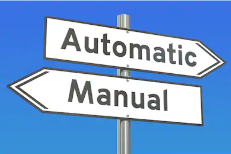 Automatic Manual Direction Sign