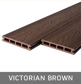 Composite Deck Board - Victorian Brown | HYPERION Decking