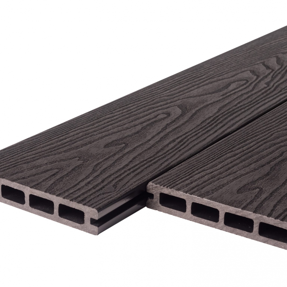 Wood Grain Slate Grey Composite Decking Boards